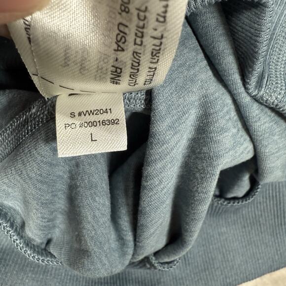 Vuori Halo Modern Pullover Hoodie Women's Size L Blue Gym Performance Activewear - Picture 5 of 7